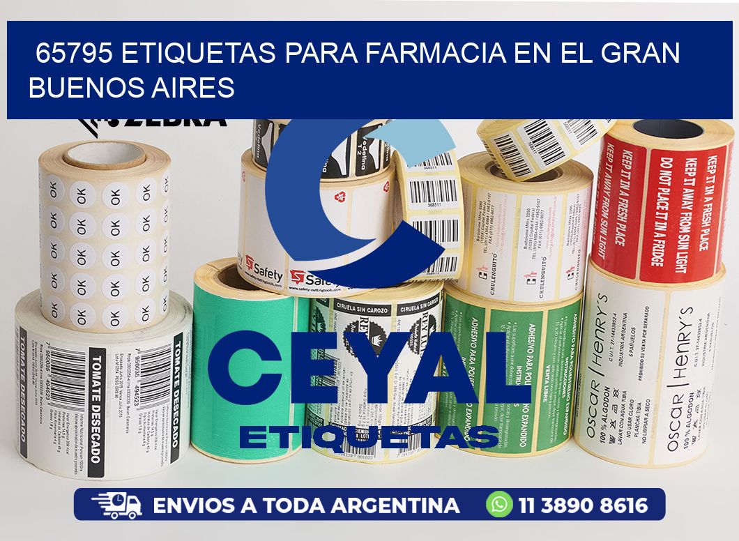 65795 ETIQUETAS PARA FARMACIA EN EL GRAN BUENOS AIRES