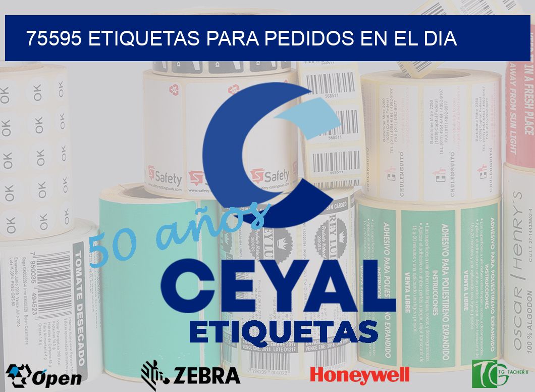 75595 ETIQUETAS PARA PEDIDOS EN EL DIA