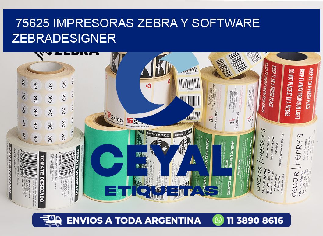 75625 Impresoras Zebra y Software zebradesigner