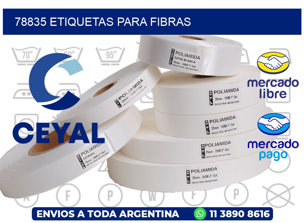 78835 ETIQUETAS PARA FIBRAS