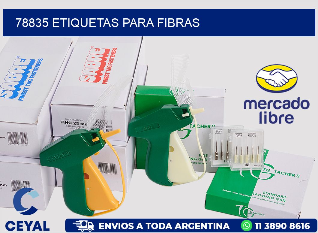 78835 ETIQUETAS PARA FIBRAS