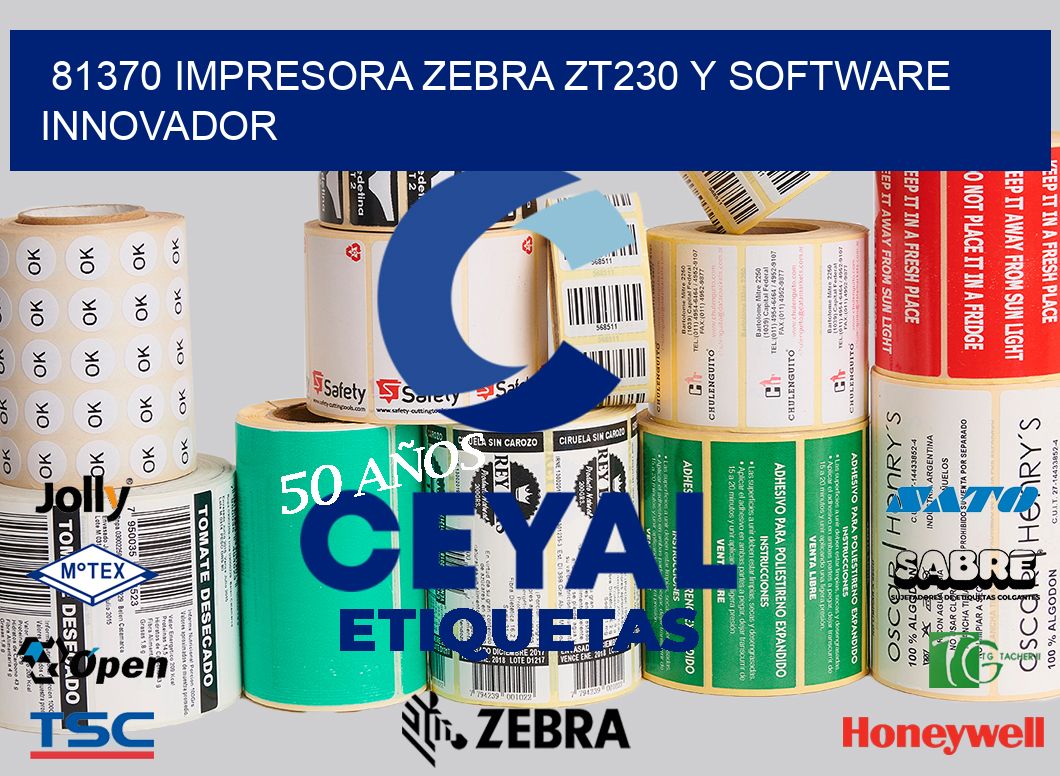 81370 Impresora Zebra ZT230 y Software Innovador