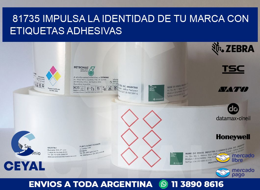 81735 IMPULSA LA IDENTIDAD DE TU MARCA CON ETIQUETAS ADHESIVAS