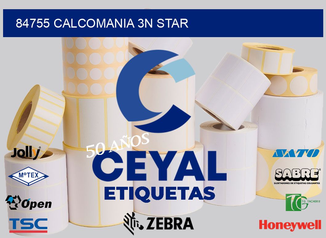 84755 CALCOMANIA 3N STAR