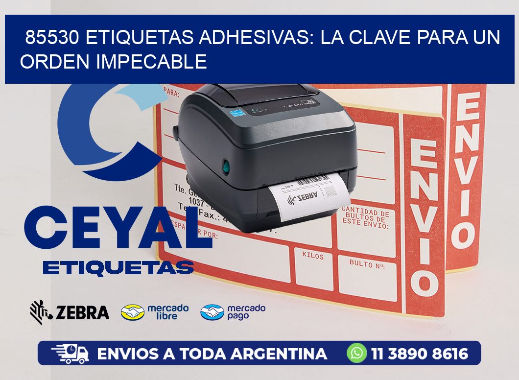 85530 Etiquetas Adhesivas: La Clave para un Orden Impecable
