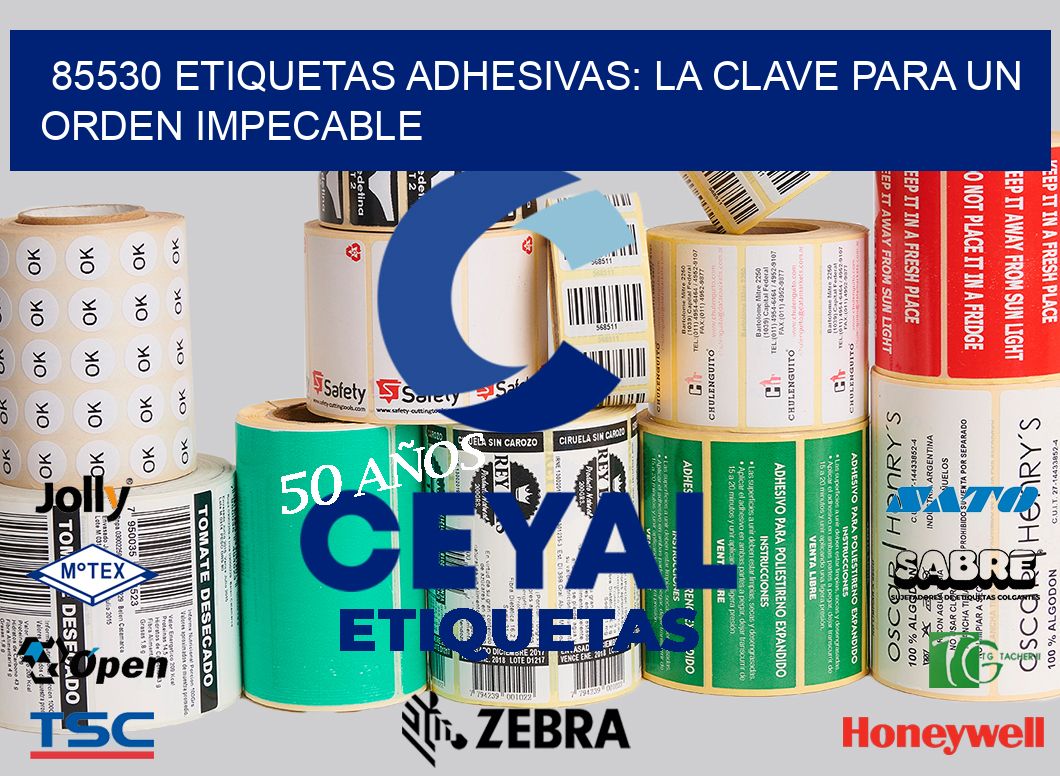 85530 Etiquetas Adhesivas: La Clave para un Orden Impecable