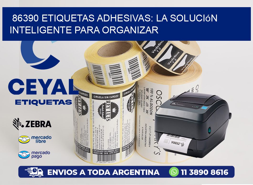 86390 Etiquetas Adhesivas: La Solución Inteligente para Organizar