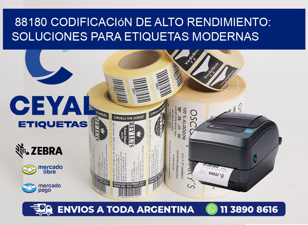 88180 Codificación de Alto Rendimiento: Soluciones para Etiquetas Modernas