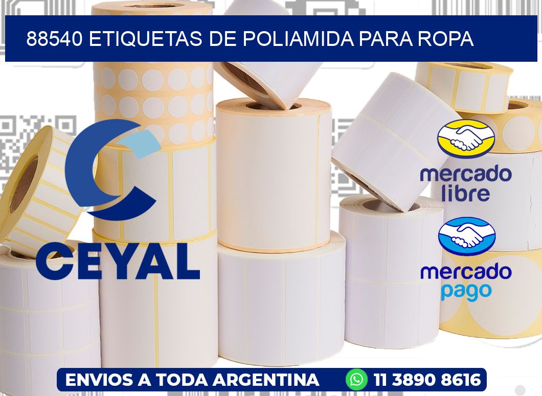 88540 ETIQUETAS DE POLIAMIDA PARA ROPA