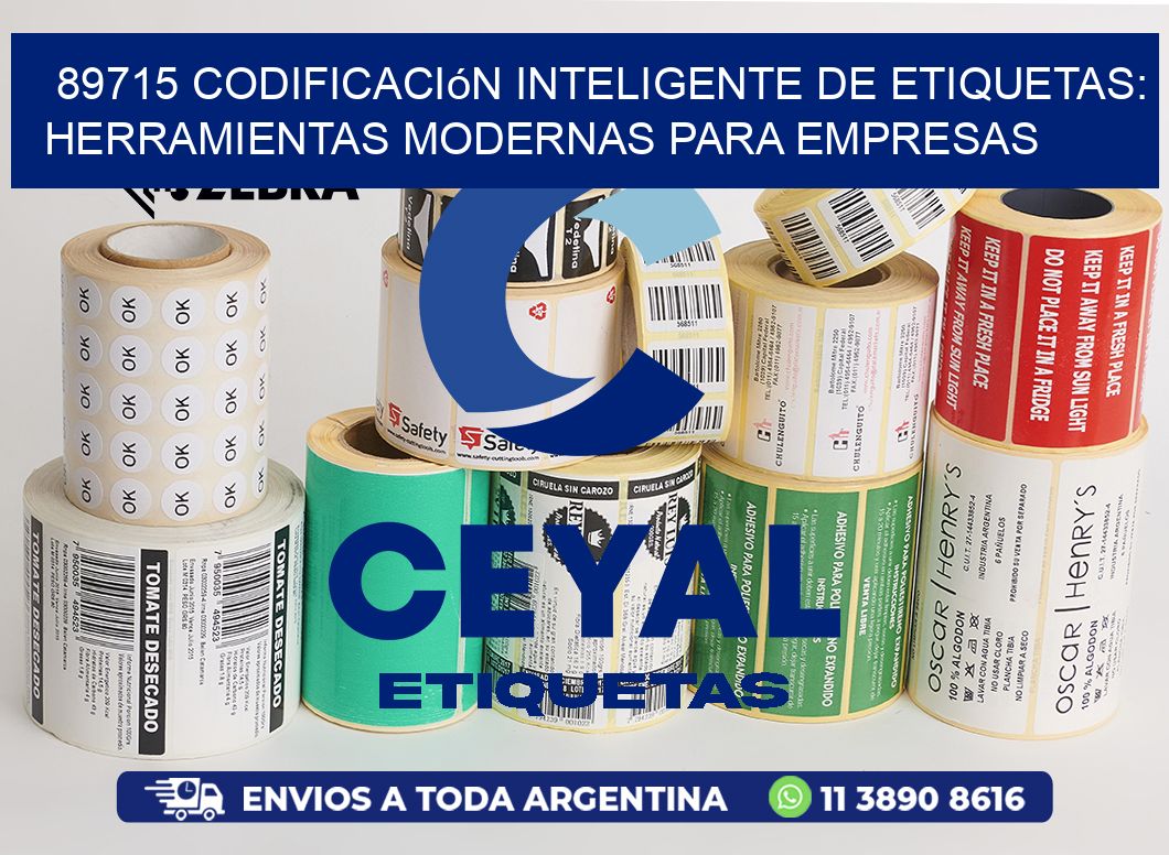 89715 Codificación Inteligente de Etiquetas: Herramientas Modernas para Empresas