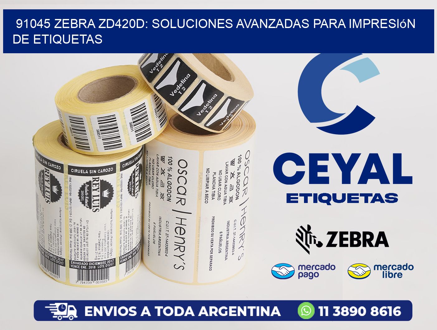 91045 Zebra ZD420D: Soluciones Avanzadas para Impresión de Etiquetas