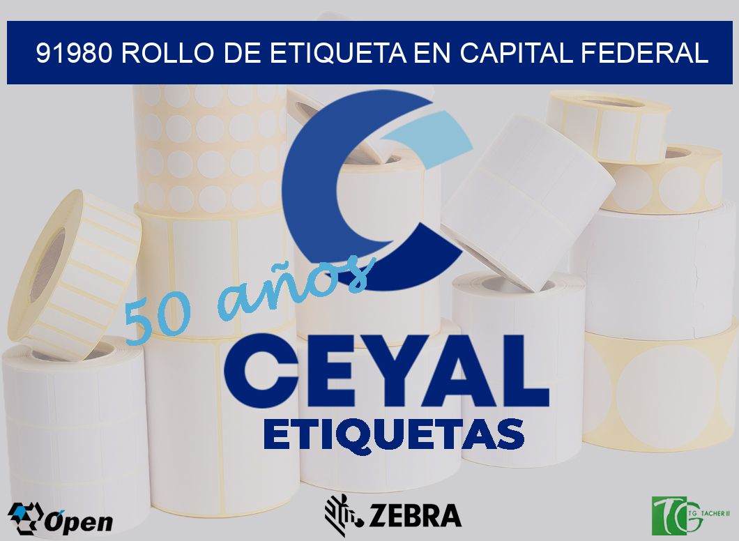 91980 ROLLO DE ETIQUETA EN CAPITAL FEDERAL