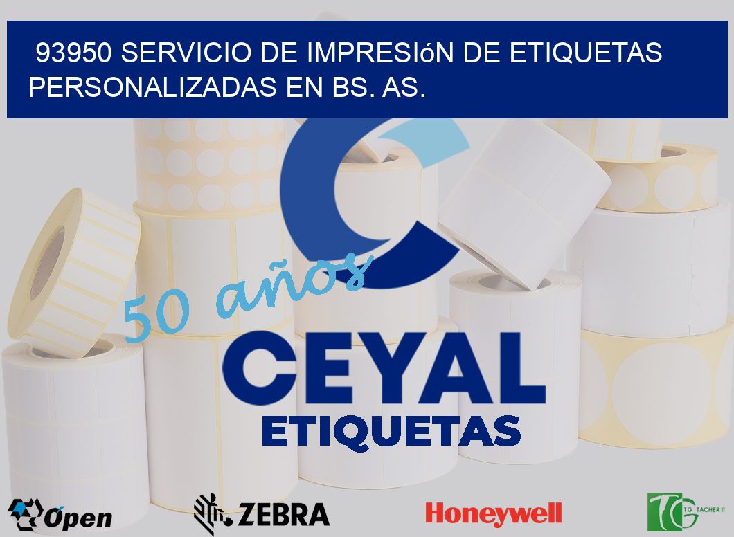 93950 Servicio de Impresión de Etiquetas Personalizadas en Bs. As.