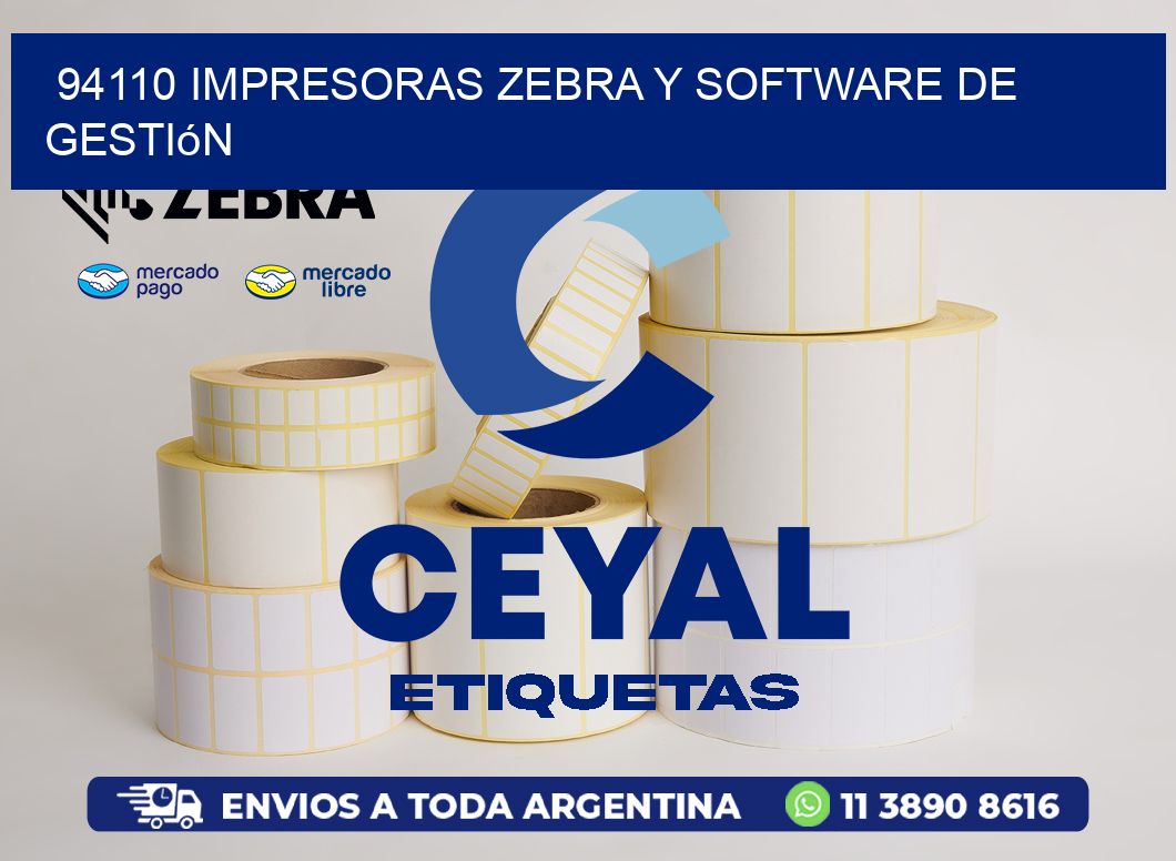94110 Impresoras Zebra y Software de Gestión