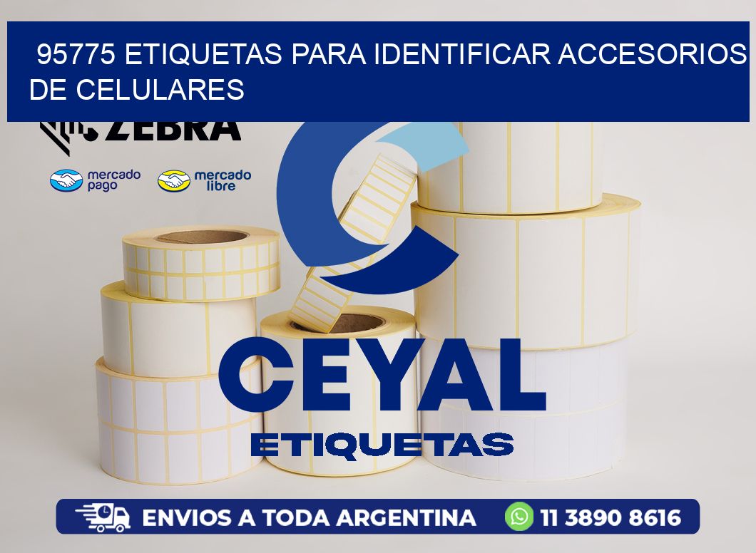95775 etiquetas para identificar accesorios de celulares
