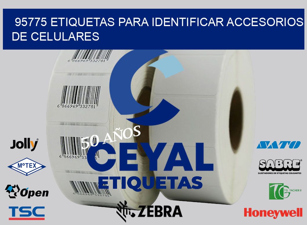 95775 etiquetas para identificar accesorios de celulares