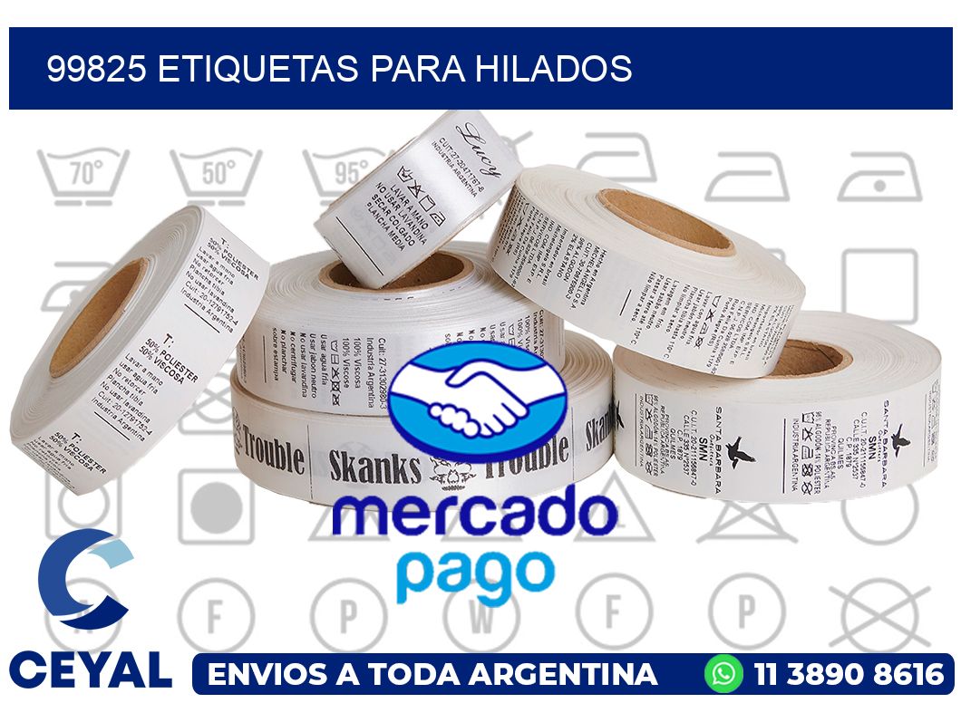 99825 ETIQUETAS PARA HILADOS