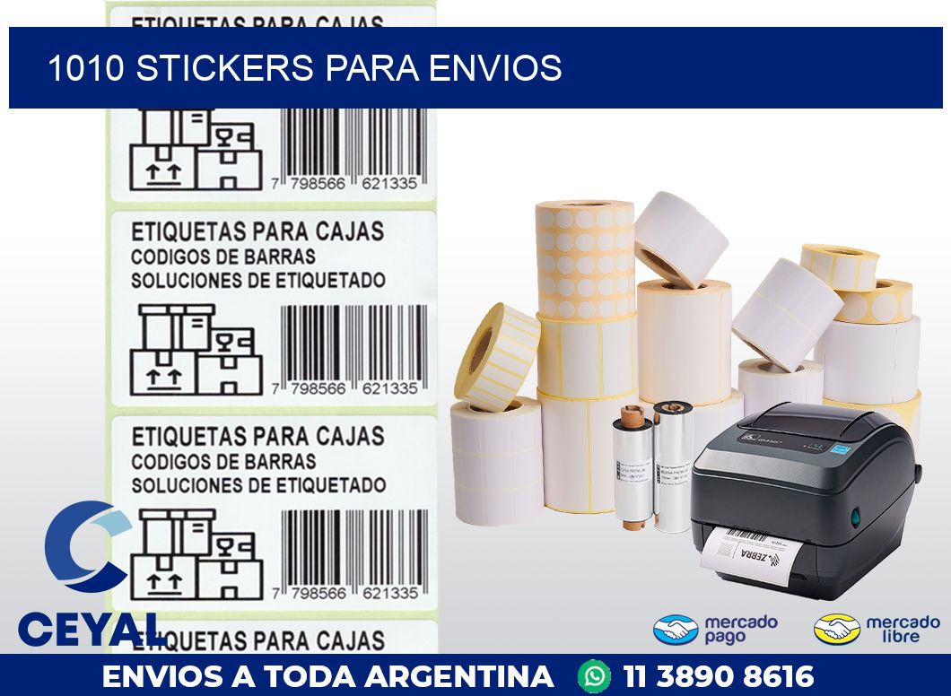 1010 STICKERS PARA ENVIOS