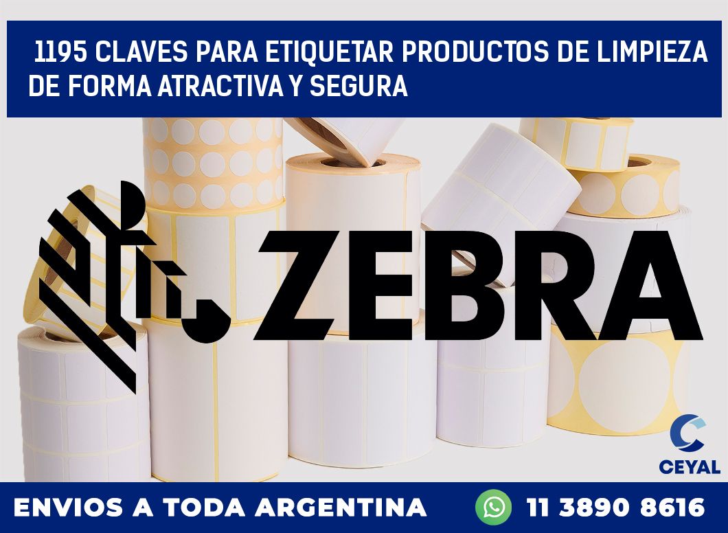 1195 CLAVES PARA ETIQUETAR PRODUCTOS DE LIMPIEZA DE FORMA ATRACTIVA Y SEGURA