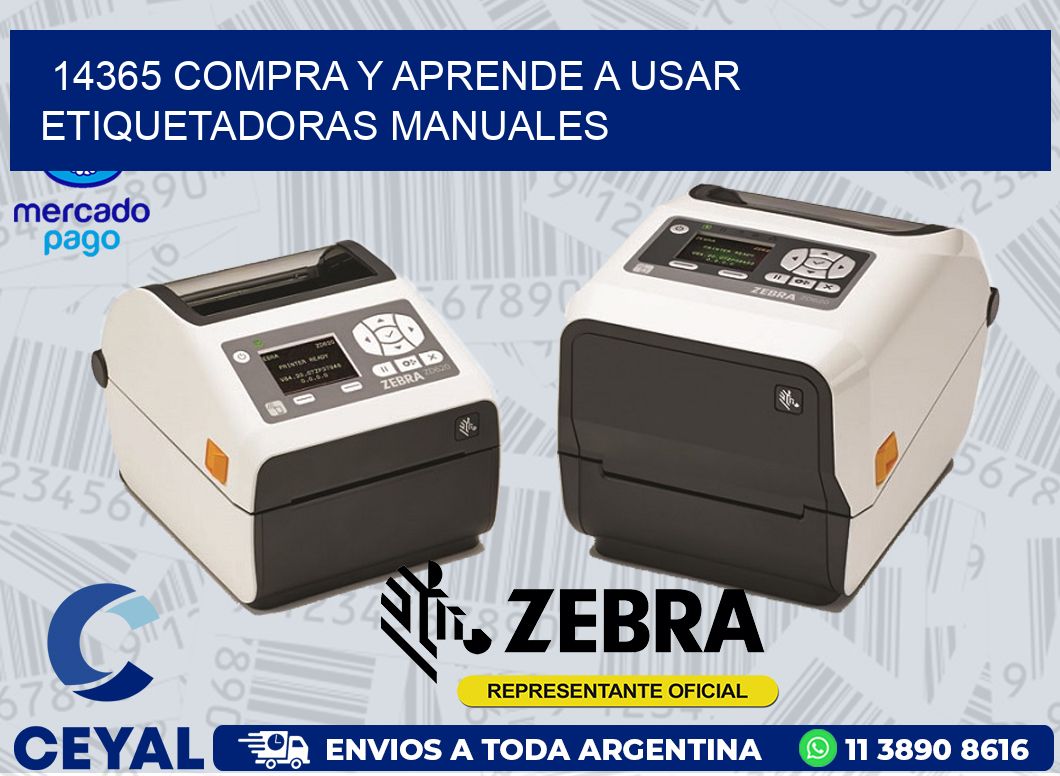 14365 COMPRA Y APRENDE A USAR ETIQUETADORAS MANUALES
