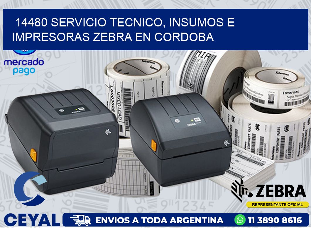 14480 SERVICIO TECNICO, INSUMOS E IMPRESORAS ZEBRA EN CORDOBA