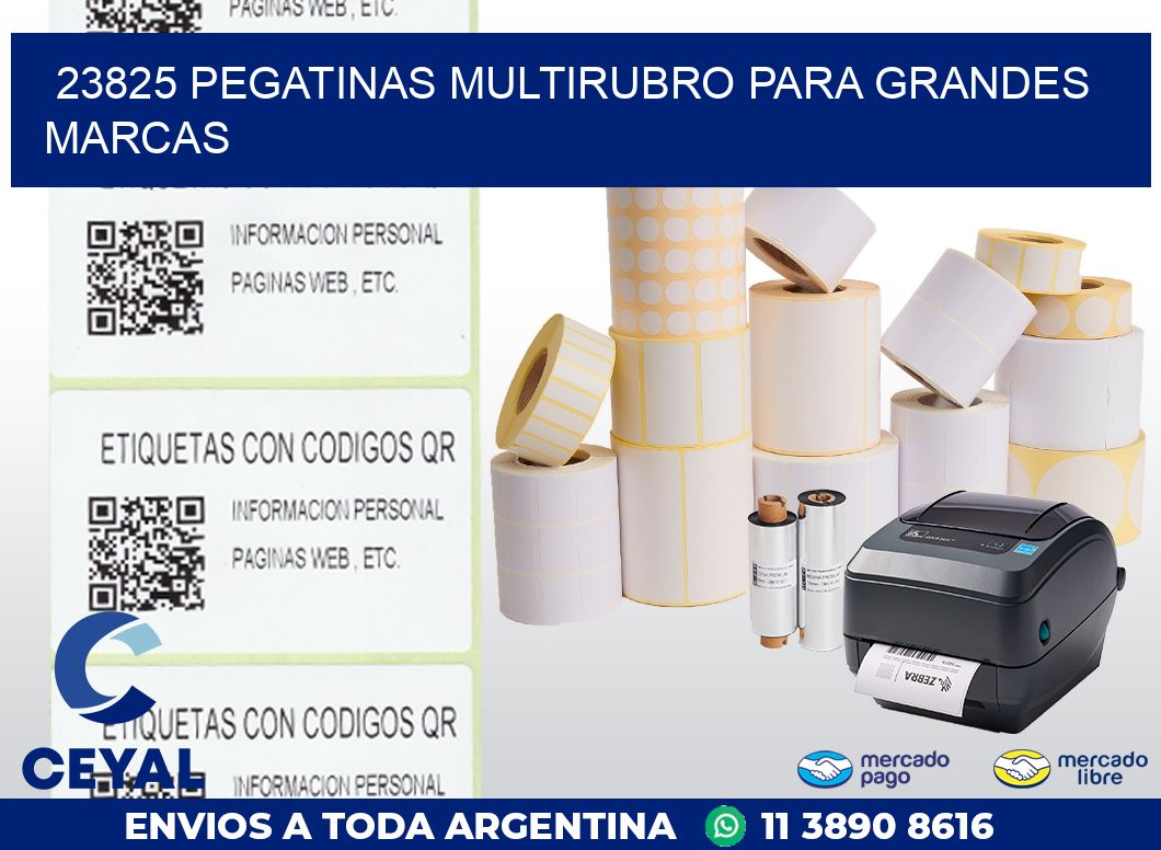 23825 PEGATINAS MULTIRUBRO PARA GRANDES MARCAS
