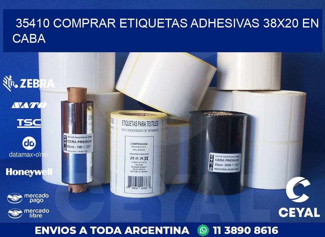 35410 COMPRAR ETIQUETAS ADHESIVAS 38X20 EN CABA