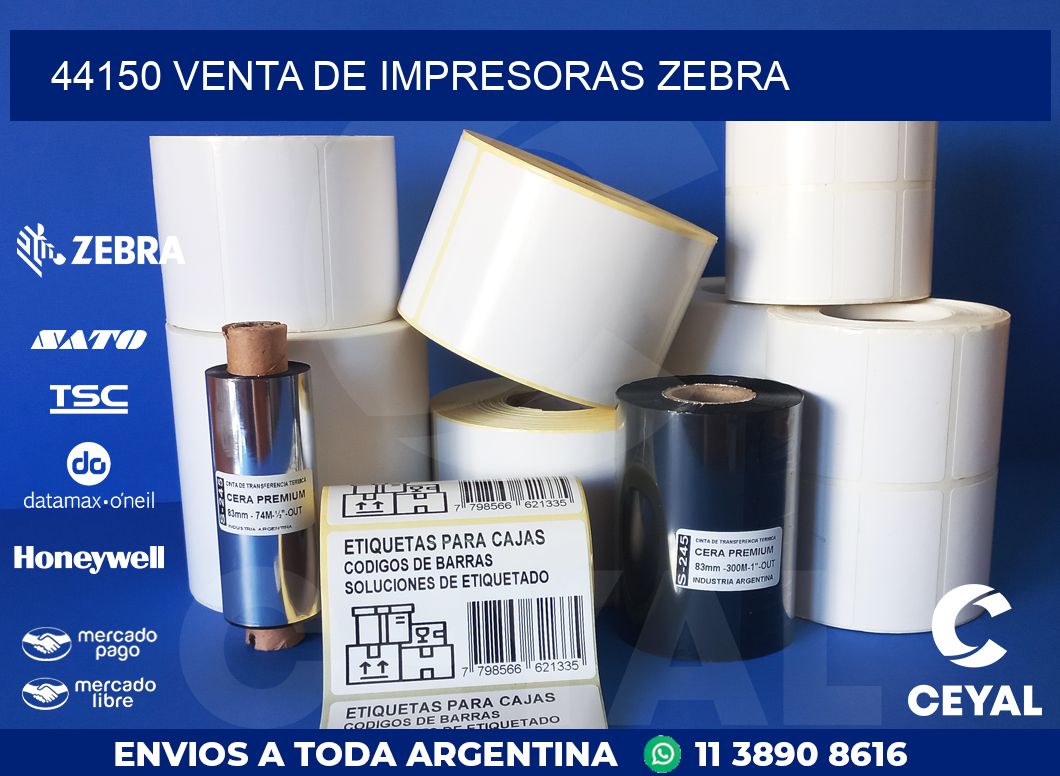 44150 VENTA DE IMPRESORAS ZEBRA