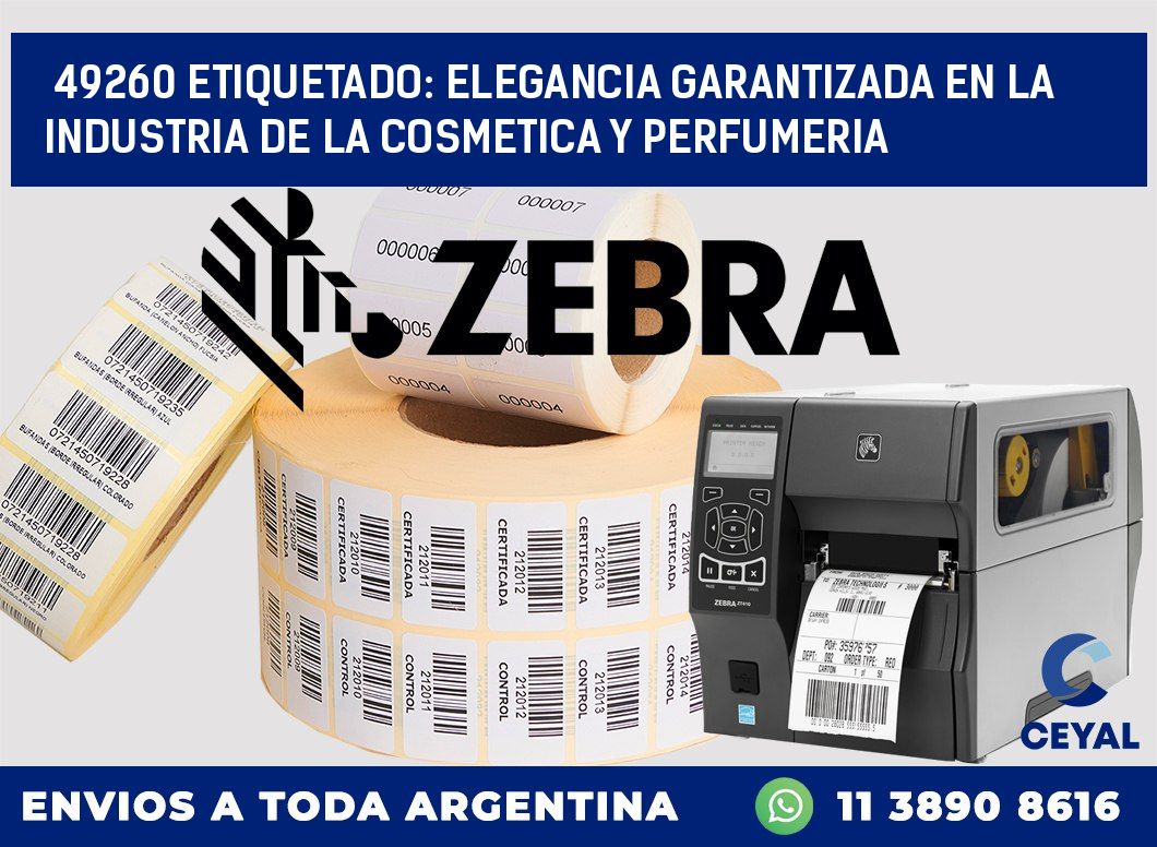 49260 ETIQUETADO: ELEGANCIA GARANTIZADA EN LA INDUSTRIA DE LA COSMETICA Y PERFUMERIA