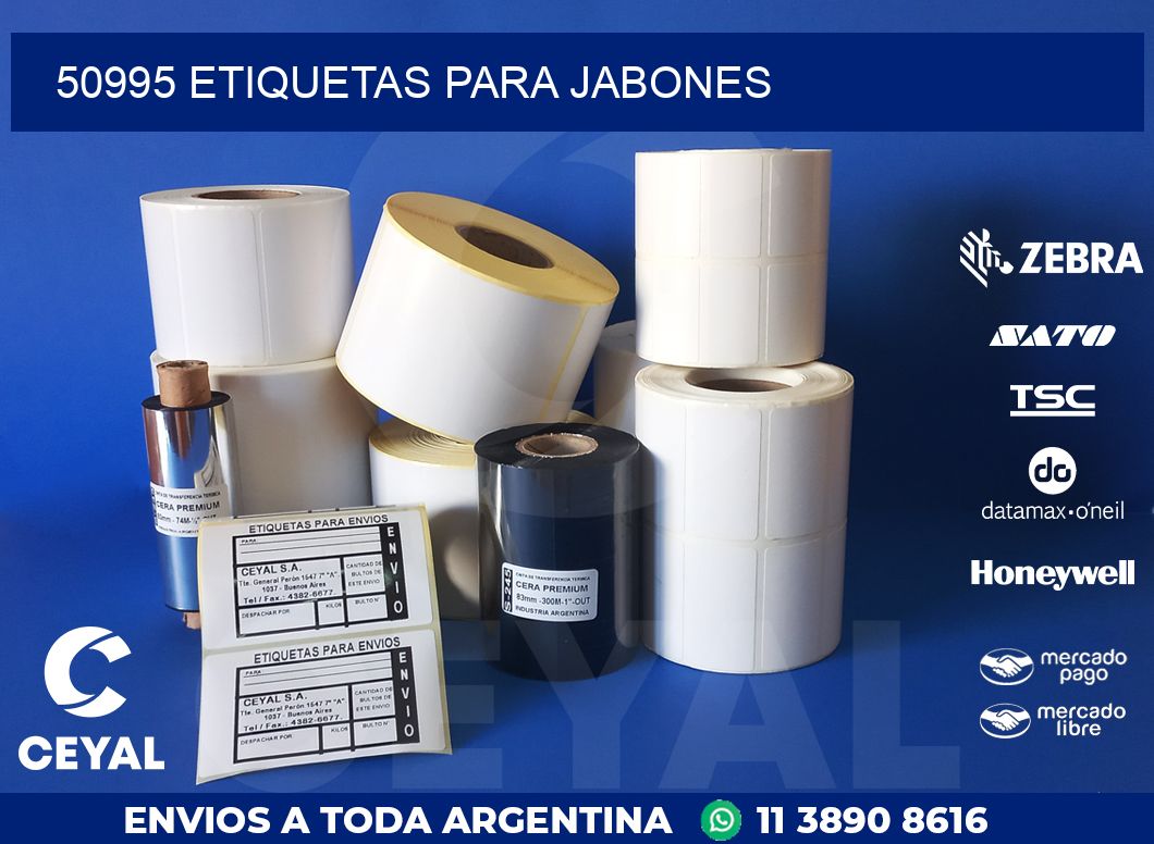 50995 ETIQUETAS PARA JABONES