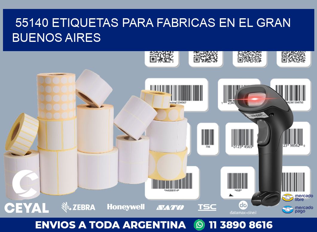 55140 ETIQUETAS PARA FABRICAS EN EL GRAN BUENOS AIRES