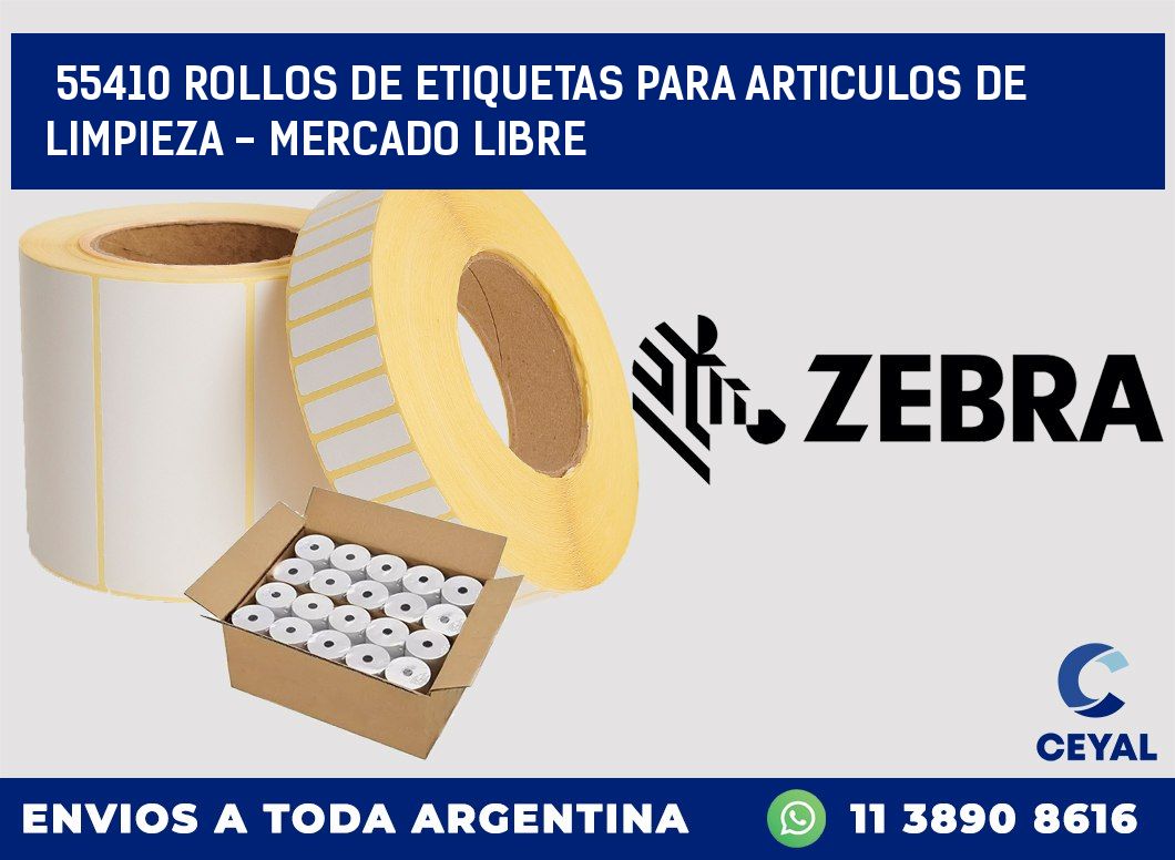 55410 ROLLOS DE ETIQUETAS PARA ARTICULOS DE LIMPIEZA - MERCADO LIBRE