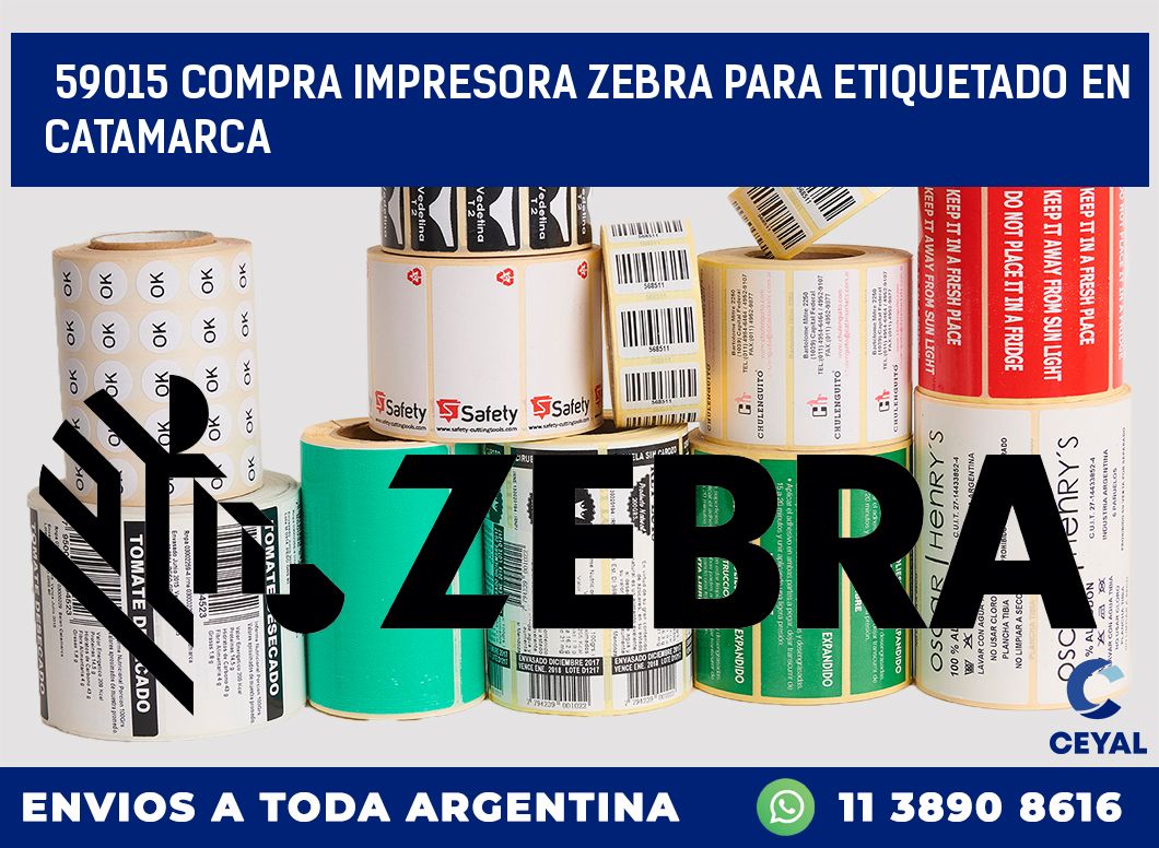 59015 COMPRA IMPRESORA ZEBRA PARA ETIQUETADO EN CATAMARCA