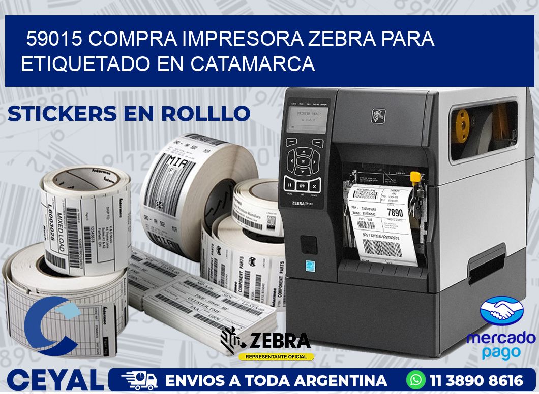 59015 COMPRA IMPRESORA ZEBRA PARA ETIQUETADO EN CATAMARCA