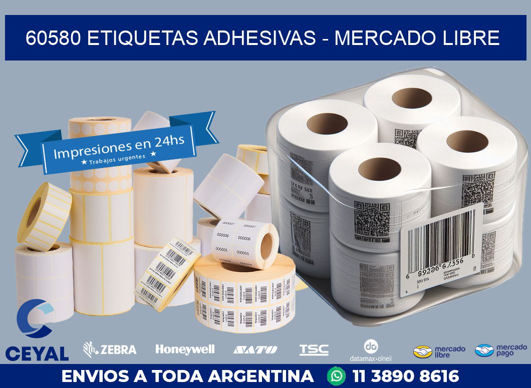 60580 ETIQUETAS ADHESIVAS – MERCADO LIBRE