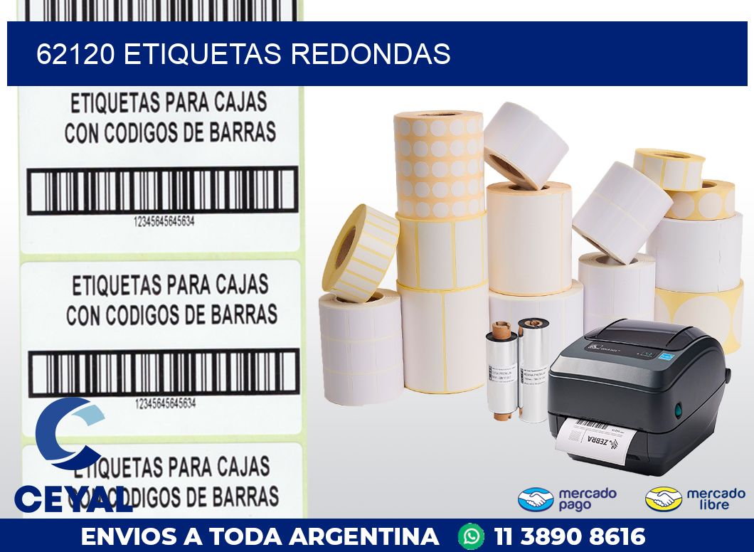 62120 ETIQUETAS REDONDAS