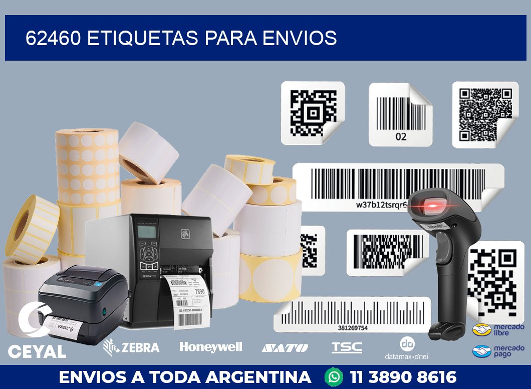 62460 ETIQUETAS PARA ENVIOS