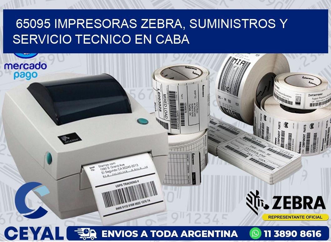 65095 IMPRESORAS ZEBRA, SUMINISTROS Y SERVICIO TECNICO EN CABA
