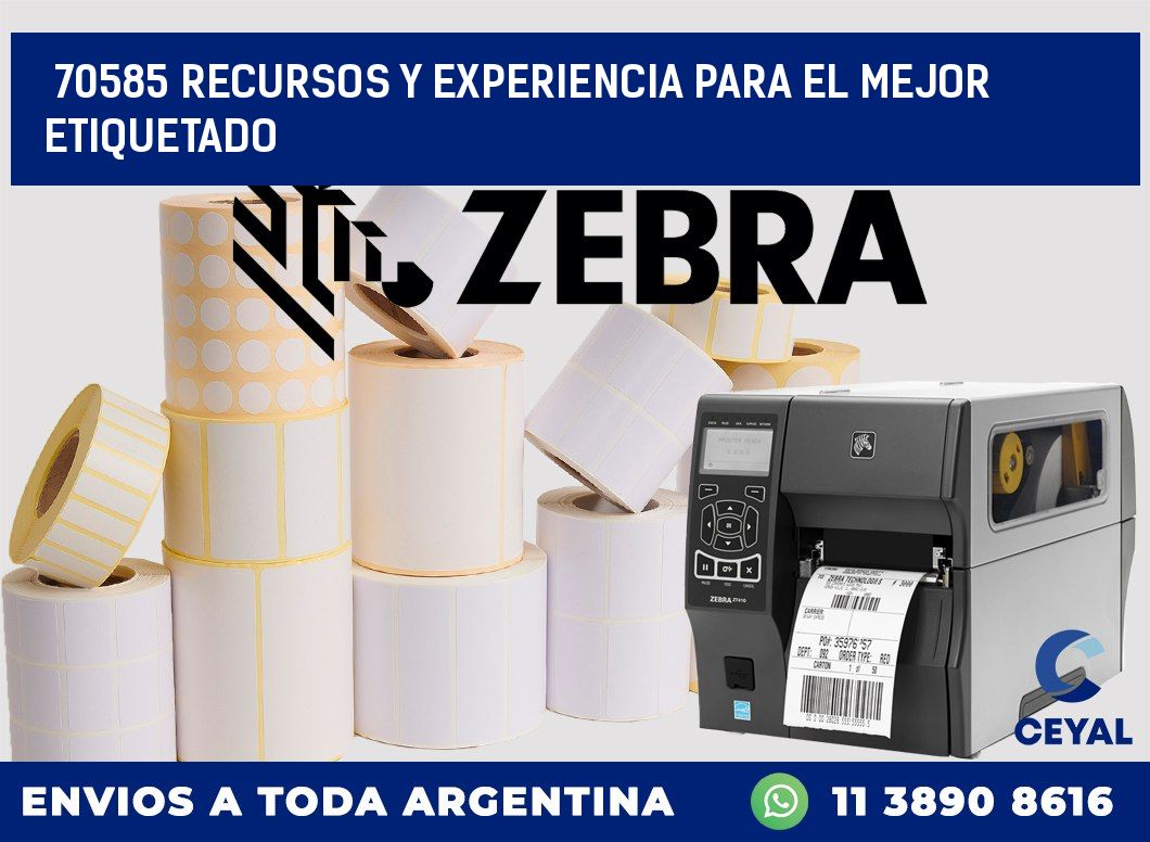 70585 RECURSOS Y EXPERIENCIA PARA EL MEJOR ETIQUETADO