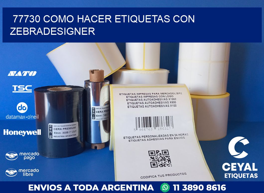 77730 COMO HACER ETIQUETAS CON ZEBRADESIGNER