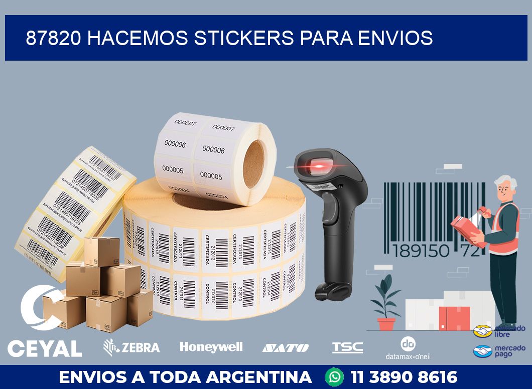 87820 HACEMOS STICKERS PARA ENVIOS