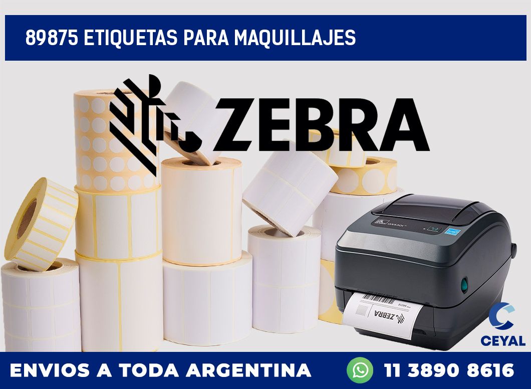 89875 ETIQUETAS PARA MAQUILLAJES