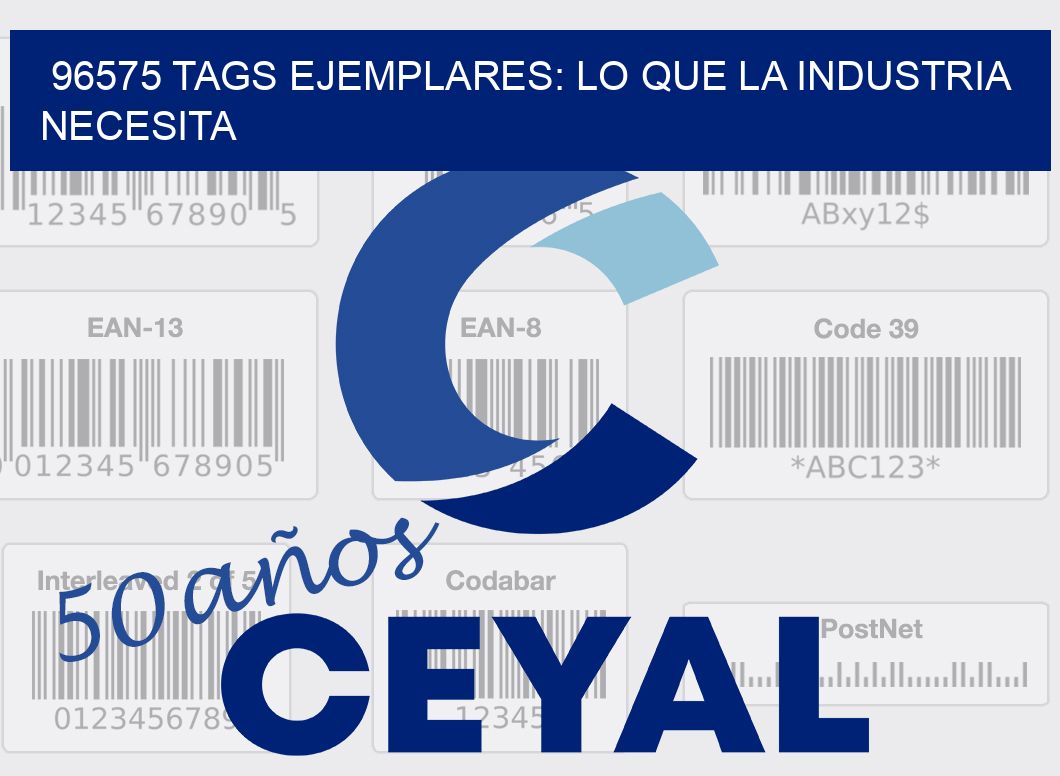 96575 TAGS EJEMPLARES: LO QUE LA INDUSTRIA NECESITA