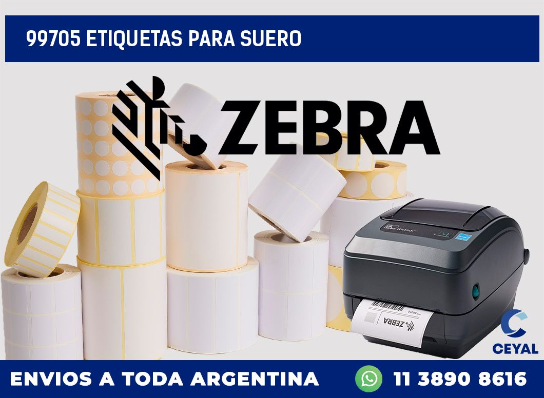 99705 ETIQUETAS PARA SUERO