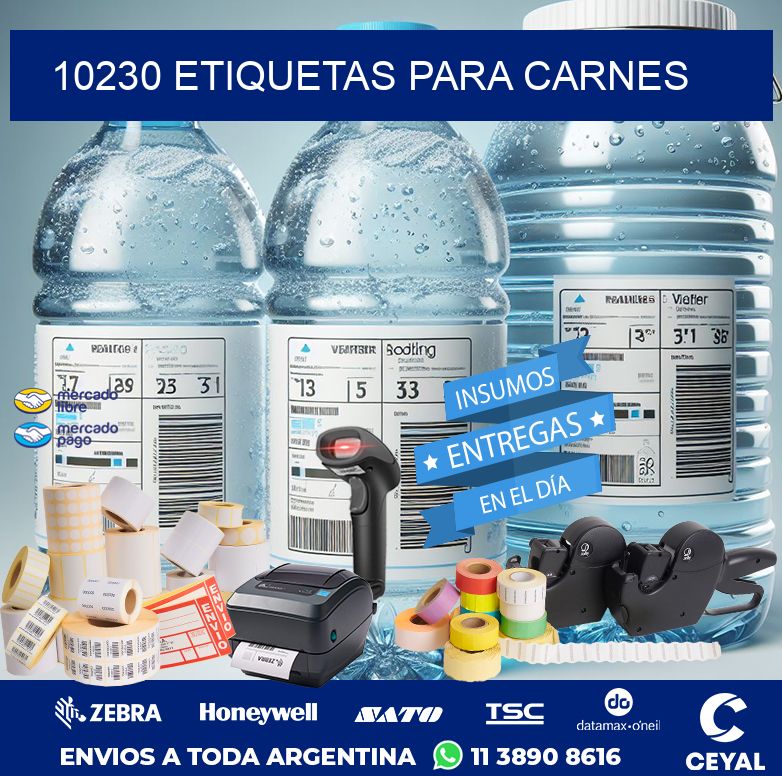10230 ETIQUETAS PARA CARNES