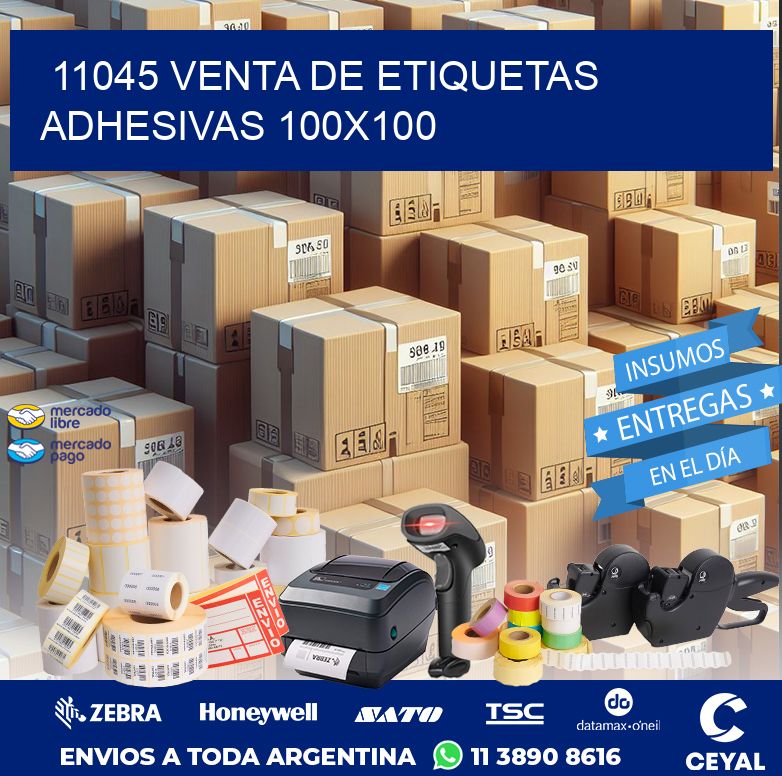 11045 VENTA DE ETIQUETAS ADHESIVAS 100X100