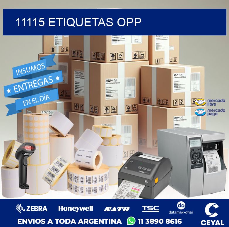 11115 ETIQUETAS OPP