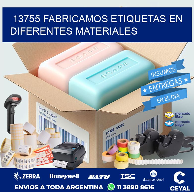 13755 FABRICAMOS ETIQUETAS EN DIFERENTES MATERIALES