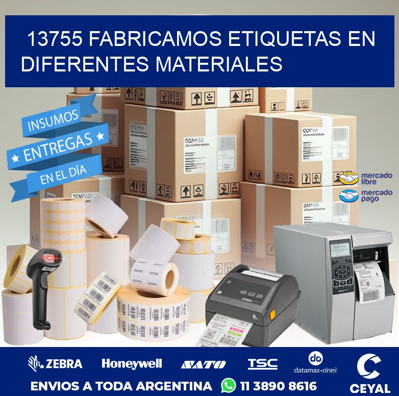 13755 FABRICAMOS ETIQUETAS EN DIFERENTES MATERIALES