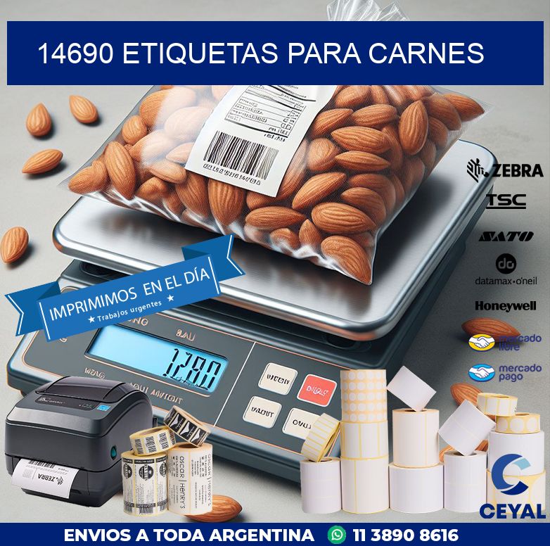 14690 ETIQUETAS PARA CARNES